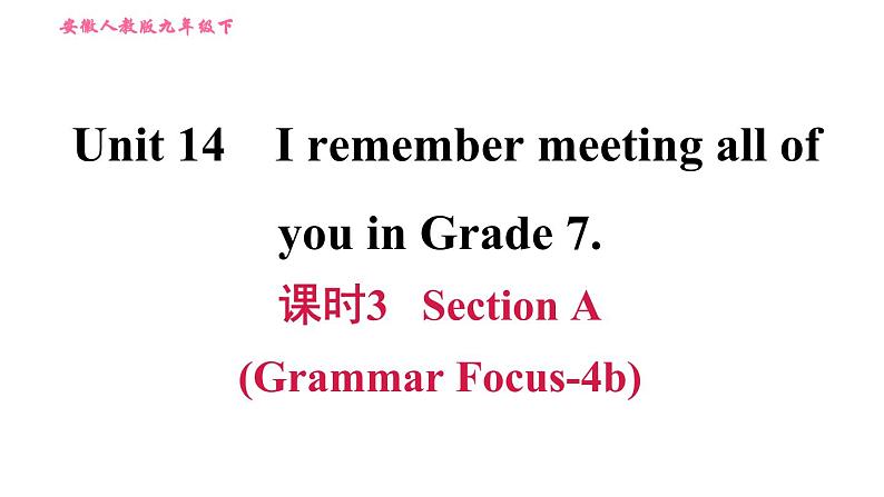 人教版九年级下册英语 Unit 14 习题课件01