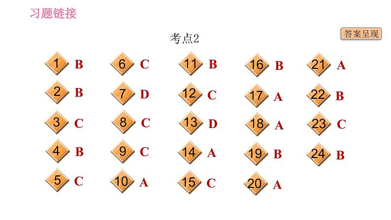 外研版九年级下册英语课件 中考专项训练 专项训练八 单项选择（实义动词）03