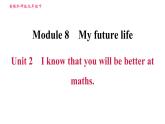外研版九年级下册英语课件 Module 8 Unit 2 I know that you will be better at maths