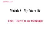 外研版九年级下册英语课件 Module 8 Unit 1 Here's to our friendship!