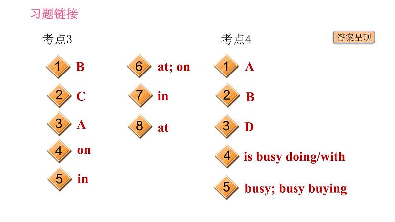 人教版七年级上册英语习题课件 Unit8 易错考点专练第3页