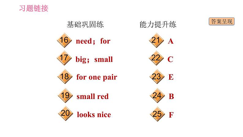 人教版七年级上册英语习题课件 Unit7 课时1 Section A (1a－2e)第3页