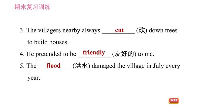 沪教牛津版九年级下册英语课件 期末复习训练 Unit 3第7页