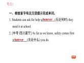 外研版九年级下册英语课件 Module 4 中考考点专练