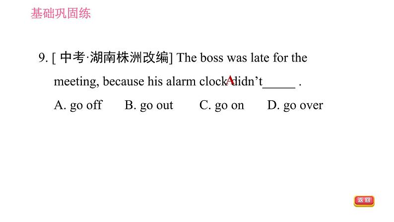 人教版九年级下册英语 Unit 12 习题课件08