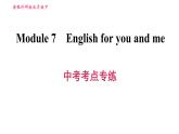 外研版九年級下冊英語課件 Module 7 中考考點專練