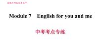 英语九年级下册Module 7 English for you and me综合与测试教学演示ppt课件