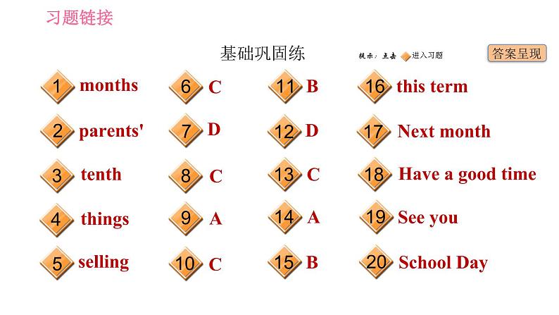 人教版七年级上册英语习题课件 Unit8 课时5 Section B (3a-3b)& Self Check第2页