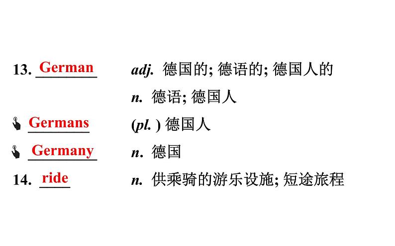 2021-2022学年人教版英语中考复习之八年级下册　Units 9、10课件PPT第6页