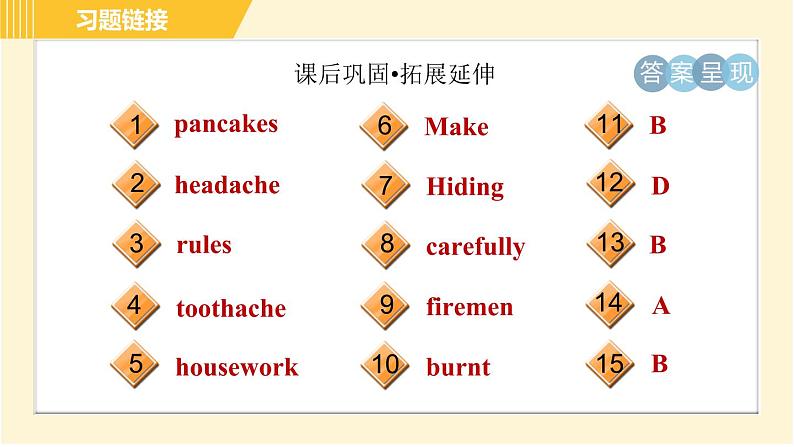 译林版八年级上册英语习题课件 Unit8 Period 5 Integrated skills & Study skills04