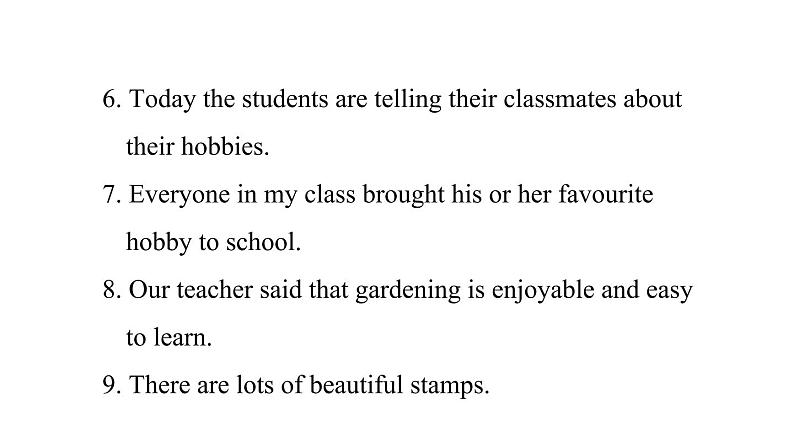 冀教版八年级上册英语习题课件 Unit7 写作能力提升练第6页