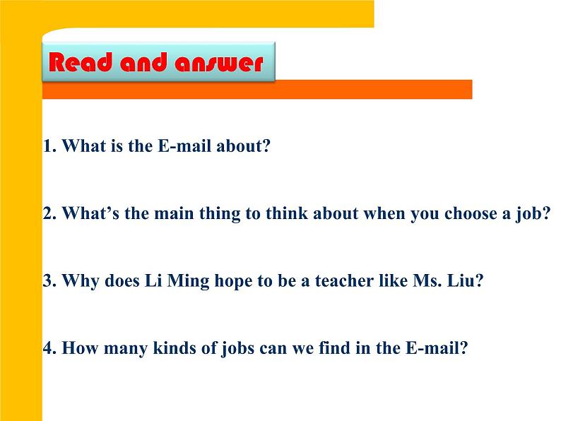 Unit 5 Lesson 29 Our Ambitions and Dreams第3页