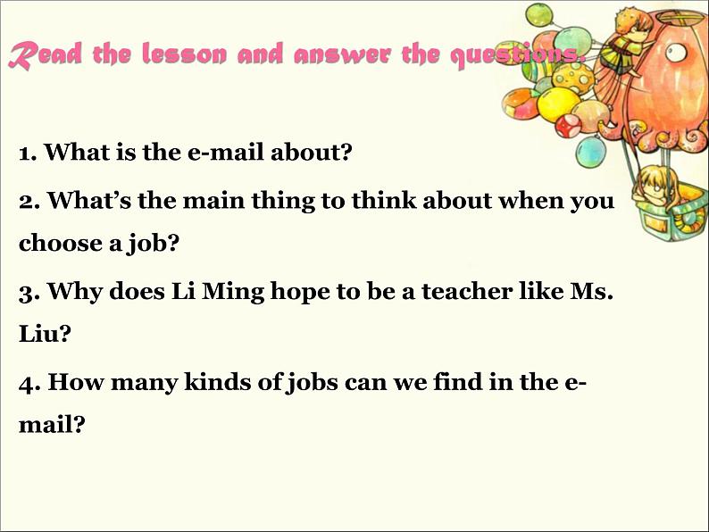 Unit 5 Lesson 29 Our Ambitions and Dreams 课件第7页