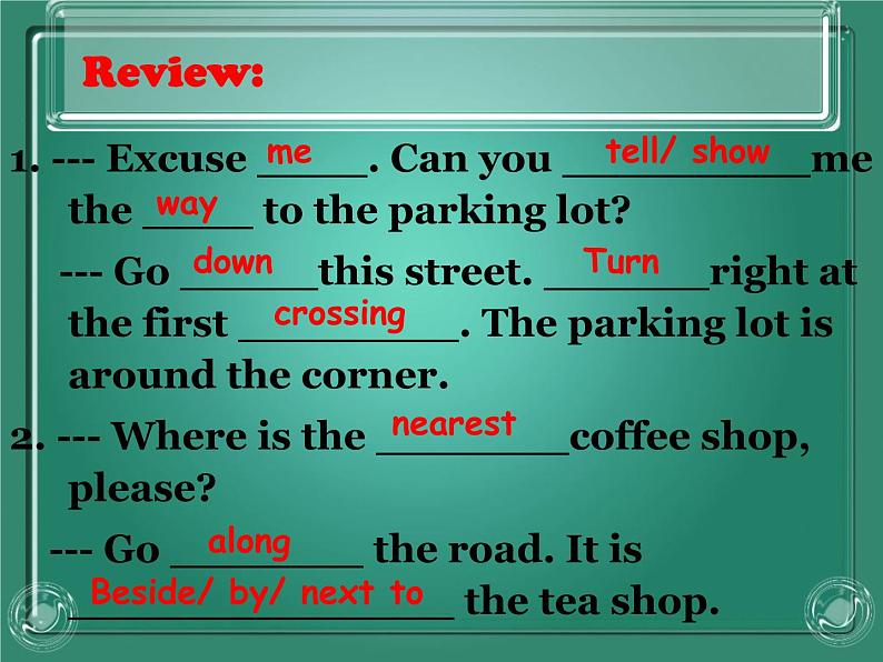 冀教版八年级英语上册 Unit 4 Lesson 24- I Need a Map!-资源套餐【教学设计+课件+习题+素材】02