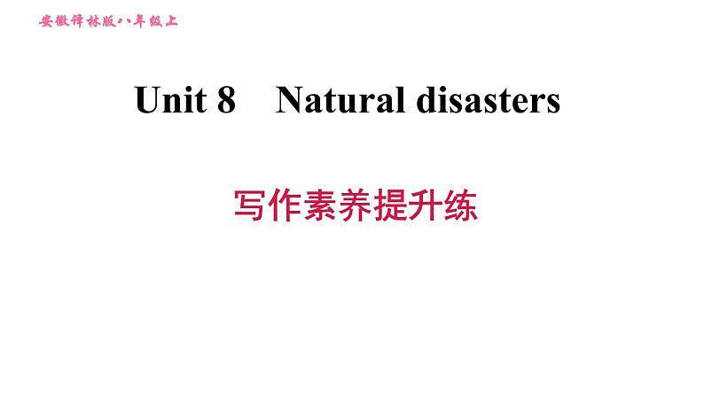 牛津版八年级上册英语 Unit8 习题课件01