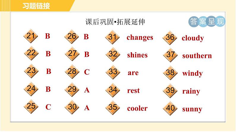 译林版八年级上册英语 Unit7 习题课件05