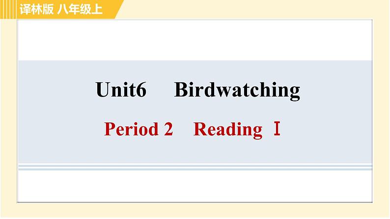 译林版八年级上册英语习题课件 Unit6 Period 2 Reading Ⅰ第1页