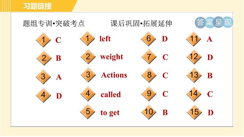 译林版八年级上册英语习题课件 Unit5 Period 3 Reading Ⅱ第3页