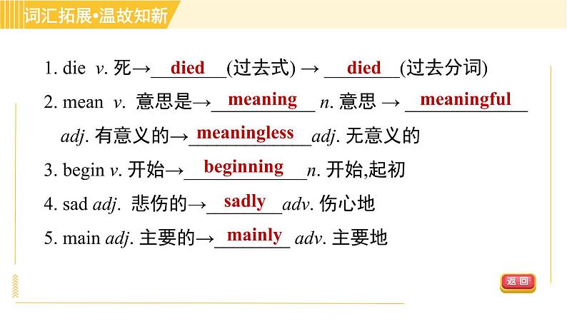 译林版八年级上册英语习题课件 Unit5 Period 6 Task & Self­assessment第5页