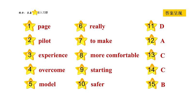 冀教版八年级上册英语习题课件 Unit5 Lesson 26　What Will I Be第2页