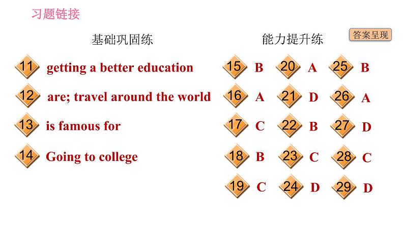 人教版八年级上册英语习题课件 Unit10 课时3　Section B(1a－1d)第3页