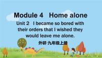 九年级上册Unit 2 I became so bored with their orders that I wished they would leave me alone.图文ppt课件