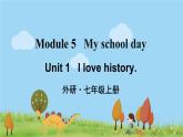 外研英语七年级上册 Module 5 Unit 1PPT课件
