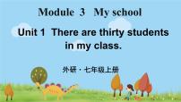 初中英语外研版 (新标准)七年级上册Unit 1 There are thirty students in my class.示范课课件ppt