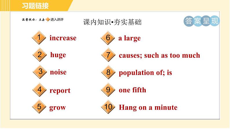 外研版八年级上册英语习题课件 Module9 Unit1第2页