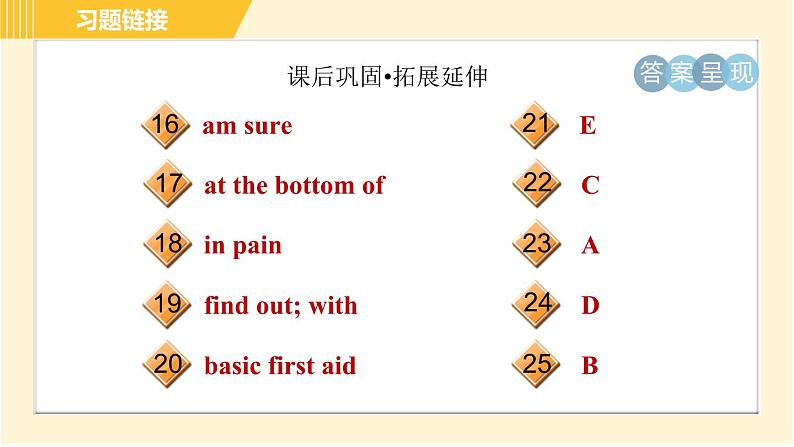 外研版八年级上册英语习题课件 Module12 Unit1第5页