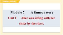 外研版 (新标准)八年级上册Unit 1 Alice was sitting with her sister by the river.习题ppt课件
