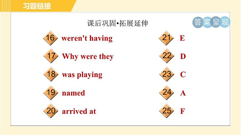 外研版八年级上册英语 Module7 习题课件05