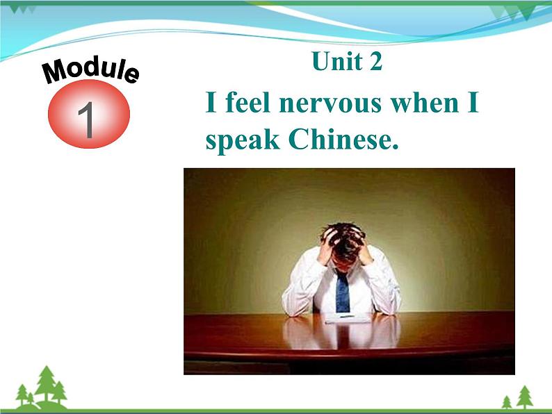 新版外研版 八年级英语下册Module1 Feelingsandimpressions Unit2 IfeelnervouswhenIspeakChinese课件02