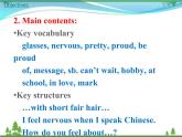 新版外研版 八年级英语下册Module1 Feelingsandimpressions Unit2 IfeelnervouswhenIspeakChinese课件
