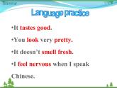 新版外研版八年級(jí)英語下冊(cè) Module1 Feelingsandimpressions Unit3 Languageinuse課件