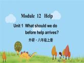 外研英语八年级上册 Module 12 Unit 1 PPT课件