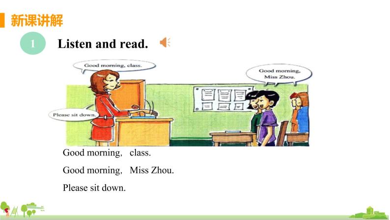 外研版英语七年级上册 SM2 My English lesson  Unit 1 Open your book PPT课件04