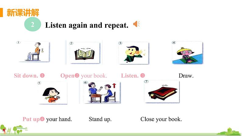 Unit 1 Open your book第5页