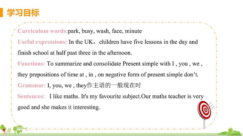 外研版英语七年级上册 M5 My school day  Unit 3 Language in use PPT课件02