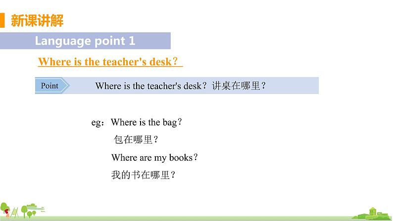 外研版英语七年级上册 M3 My school  Unit 3 Language in use PPT课件06