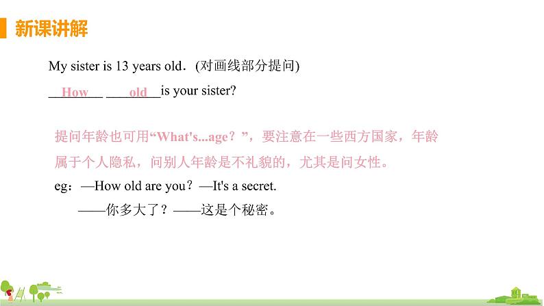 外研版英语七年级上册 SM2 My English lesson  Unit 3 I'm twelve PPT课件06