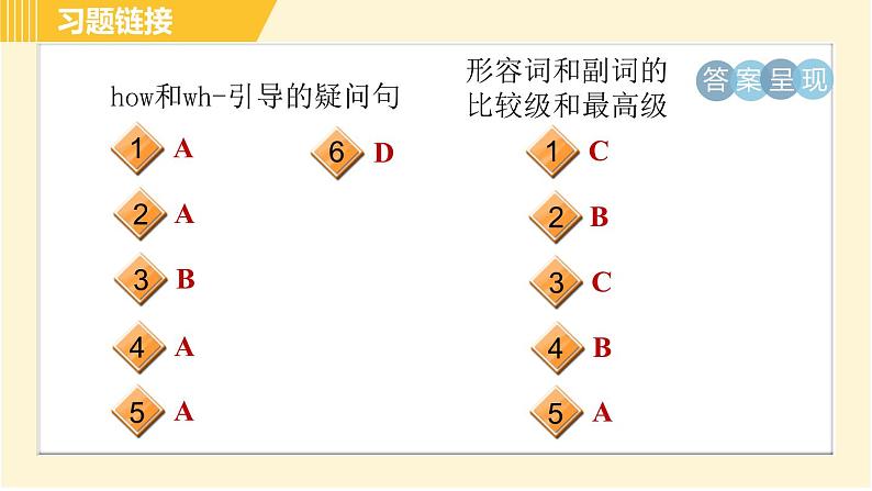 人教版八年级上册英语习题课件 专项训练之语法专训第3页