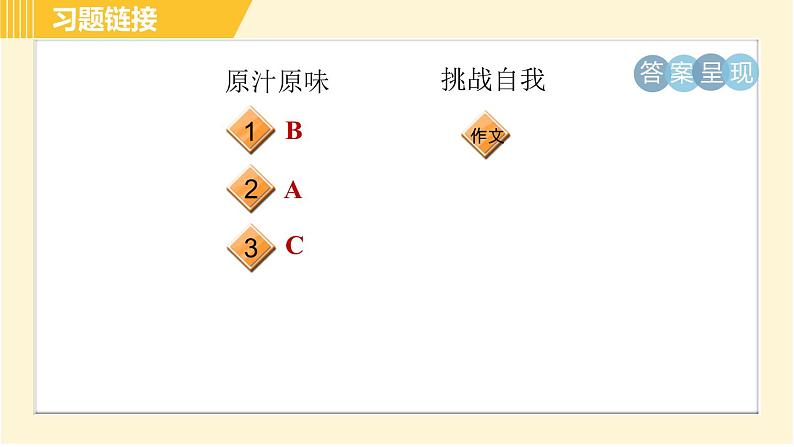 人教版八年级上册英语习题课件 Unit10 单元整合与拔高第3页