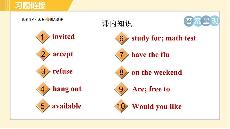 人教版八年级上册英语 Unit9 习题课件02
