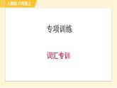 人教版八年級(jí)上冊(cè)英語(yǔ)習(xí)題課件 專(zhuān)項(xiàng)訓(xùn)練之詞匯專(zhuān)訓(xùn)