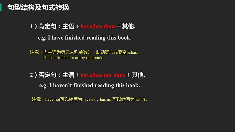 初中英语中考复习专项-现在完成时课件PPT第7页