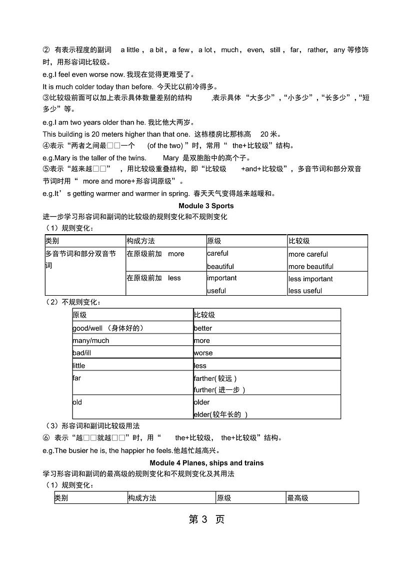 外研版八上英语知识点归纳.pdf第3页
