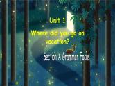 Unit 1 Where did you go on vacation SectionA Grammar Focus 课件-2021-2022学年人教版八年级英语上册