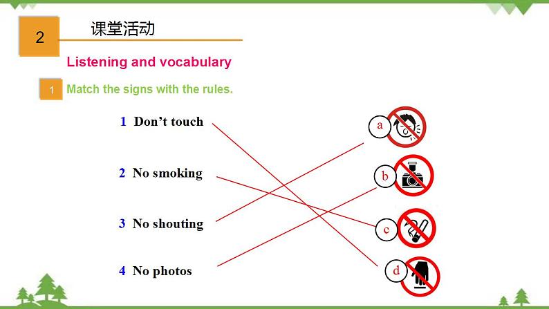 5.1 Unit 1 Don't cross that rope-外研版九年级英语上册  同步教学课件08