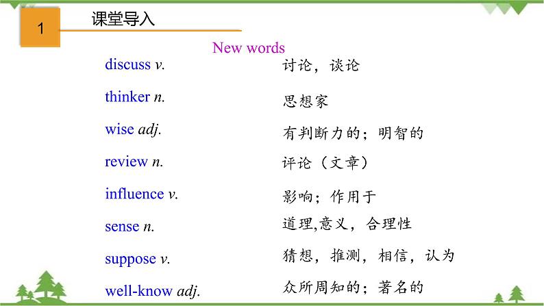 7.1 Unit 1 We’re still influenced by Confucius’s ideas-外研版九年级英语上册  同步教学课件02